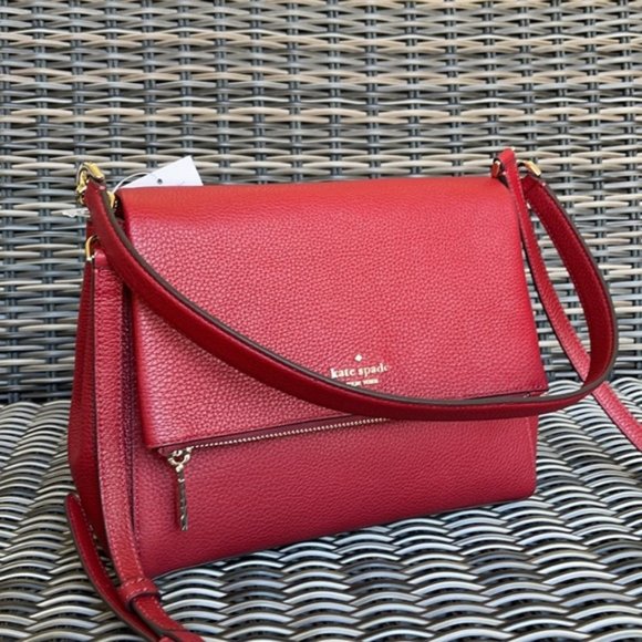 kate spade Handbags - Kate Spade Leila Medium Flap Leather Shoulder Bag